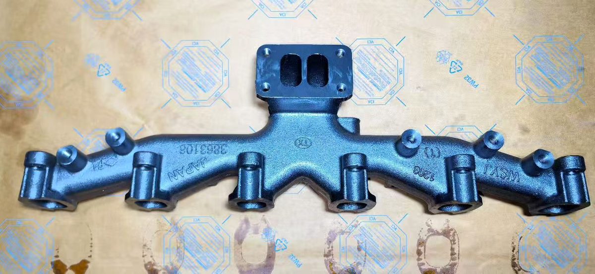 Совместимо с Komatsu 6D102 / PC200-6 / PC200-7 - выпускной коллектор (3863106)