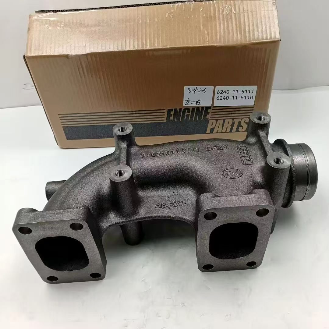 Compatible for Komatsu 6D170 / QSK23 - Exhaust Manifold Short Sections, Left and Right (6240-11-5110)