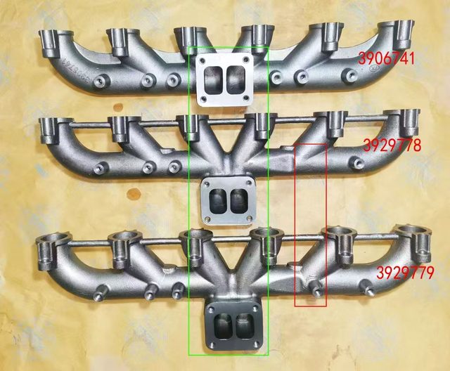 Compatible for Dongfeng Cummins 6CT / 6CTA - Exhaust Manifold (3906741 / 3929778 / 3929779)